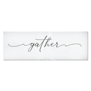 Gather Sign | Stretched Canvas Wall Decor (NO FRAME)